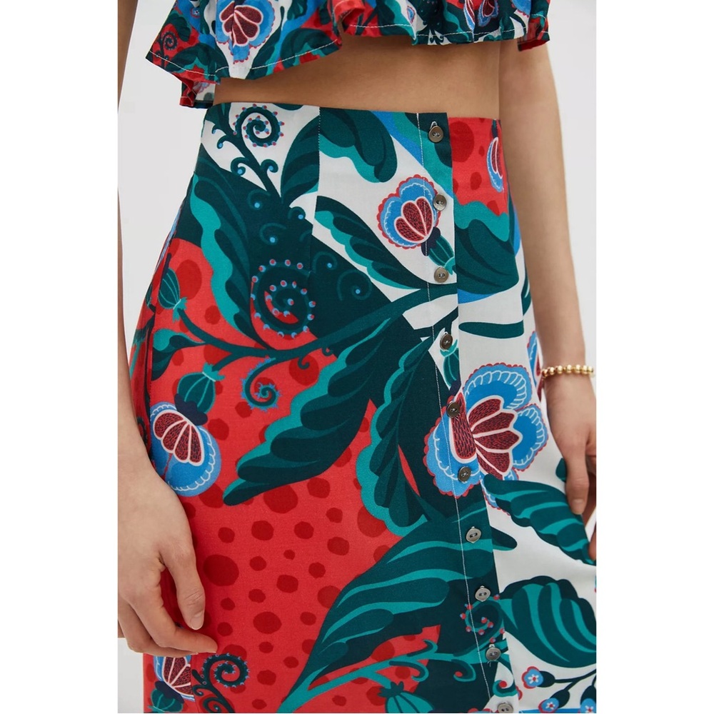 Anthropologie Abstract Skirt 2 Piece Set NWT XS and S - Picture 2 of 10